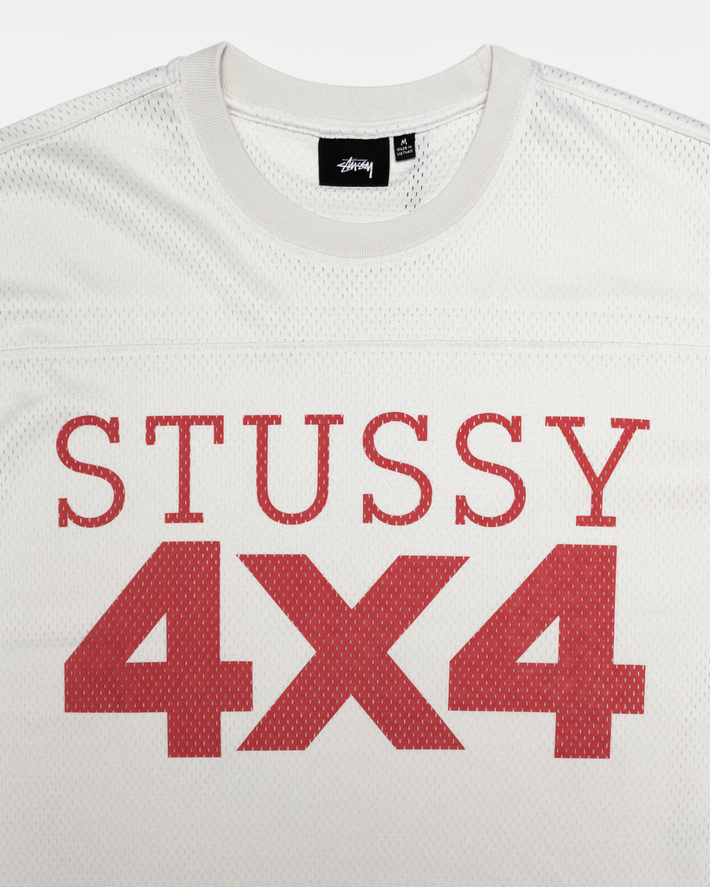 Stussy 4x4 Mesh Football Maglia Beige | 038PKVDJM