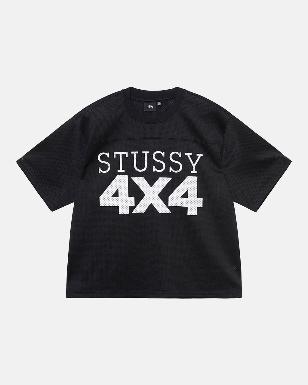 Stussy 4x4 Mesh Football Maglia Nere | 594HYGXIZ