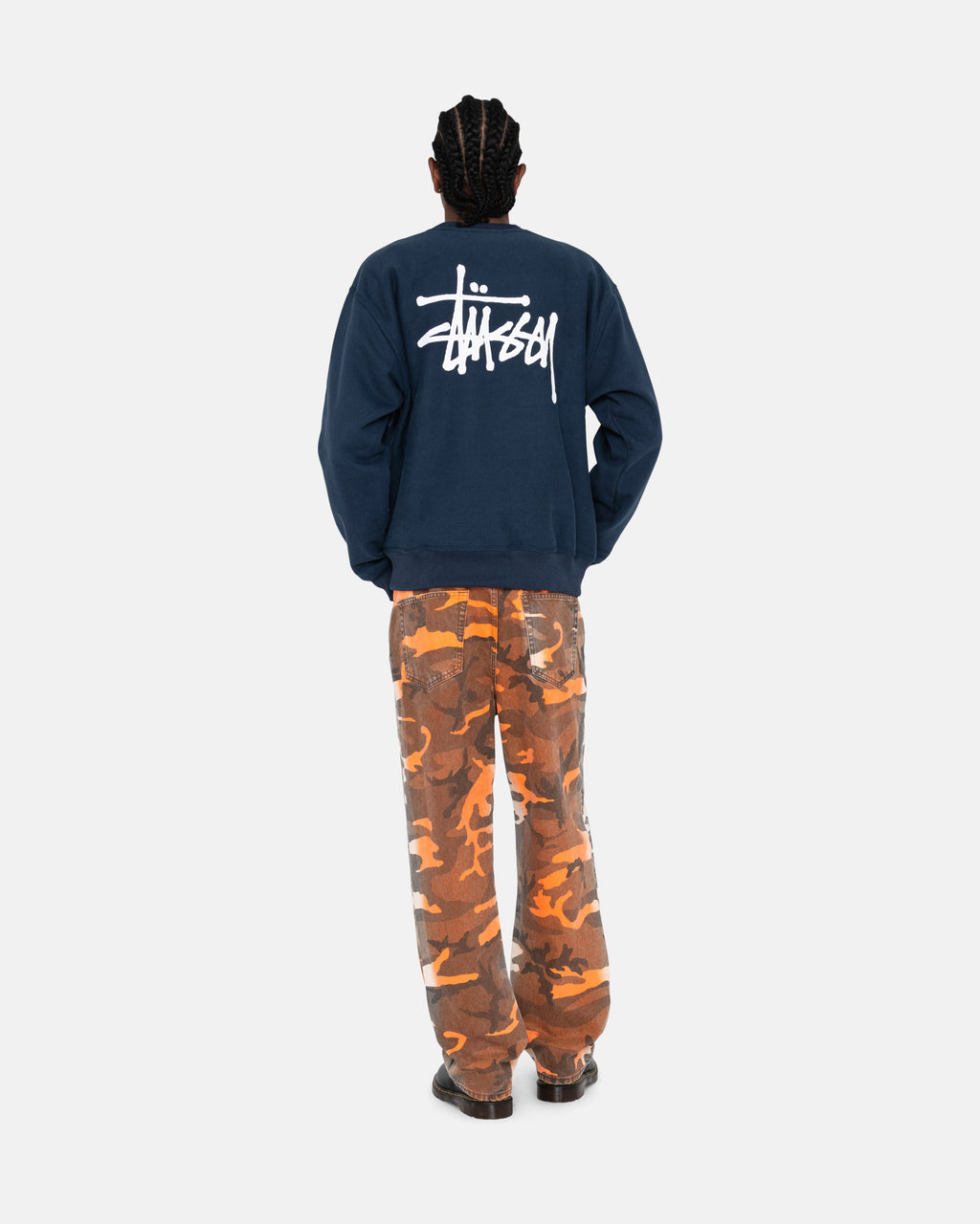 Stussy Basic Crew Pantaloncini Blu Marino | 219FTDKVS