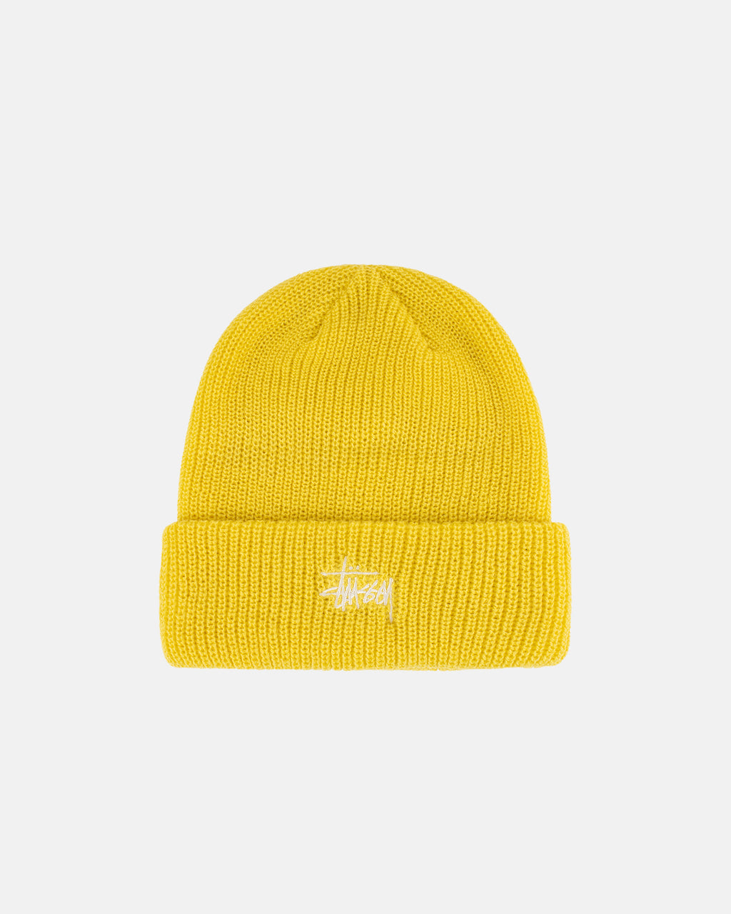 Stussy Basic Cuff Beanie Berretti Gialle | 231KTBURC