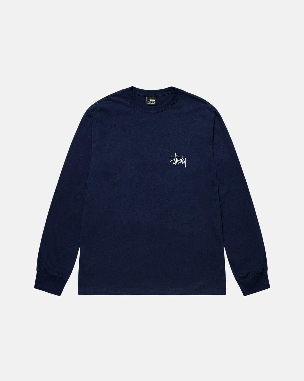 Stussy Basic Ls Magliette Running Blu Marino | 134IPRWOH