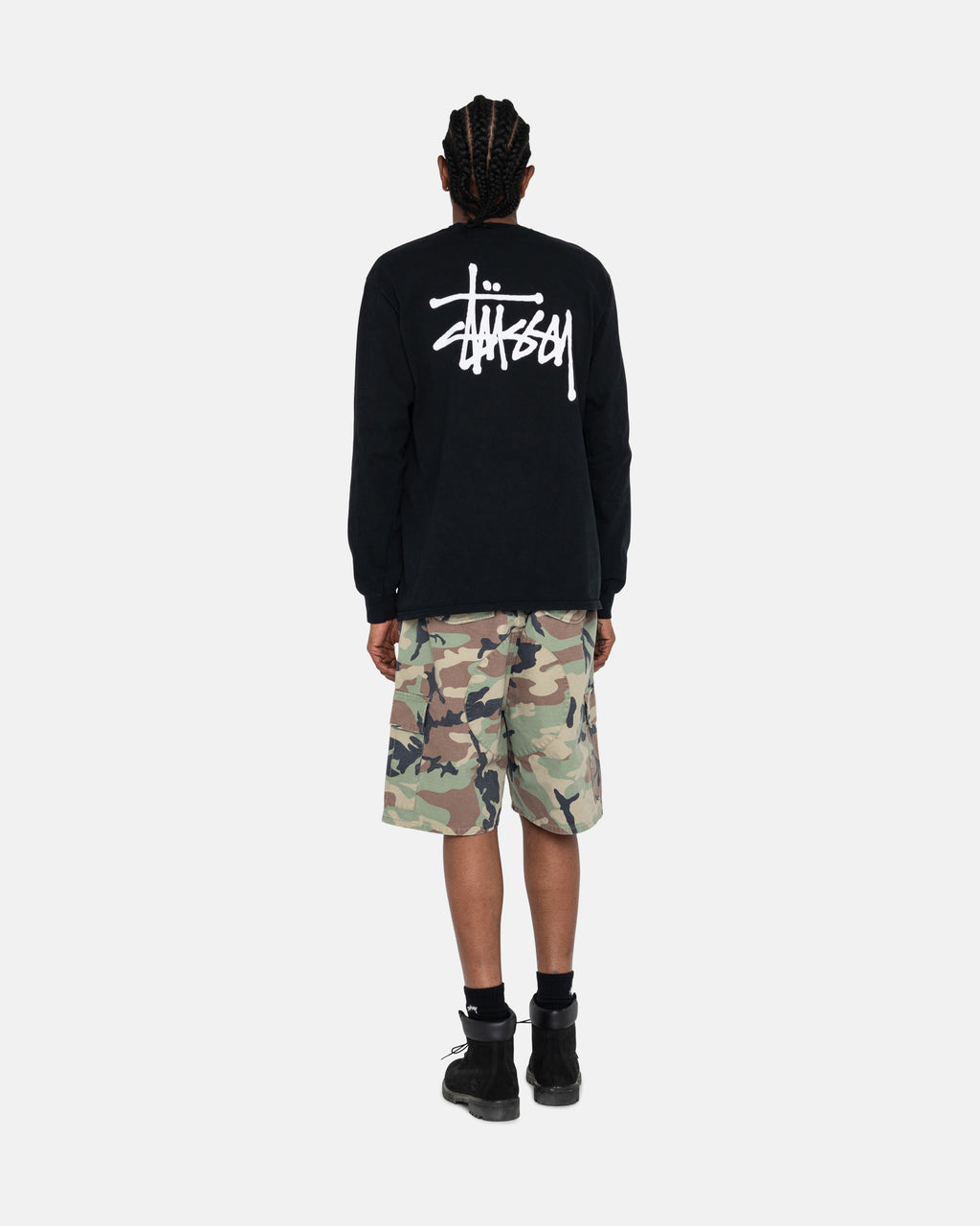 Stussy Basic Ls Magliette Running Nere | 053YZNQAR