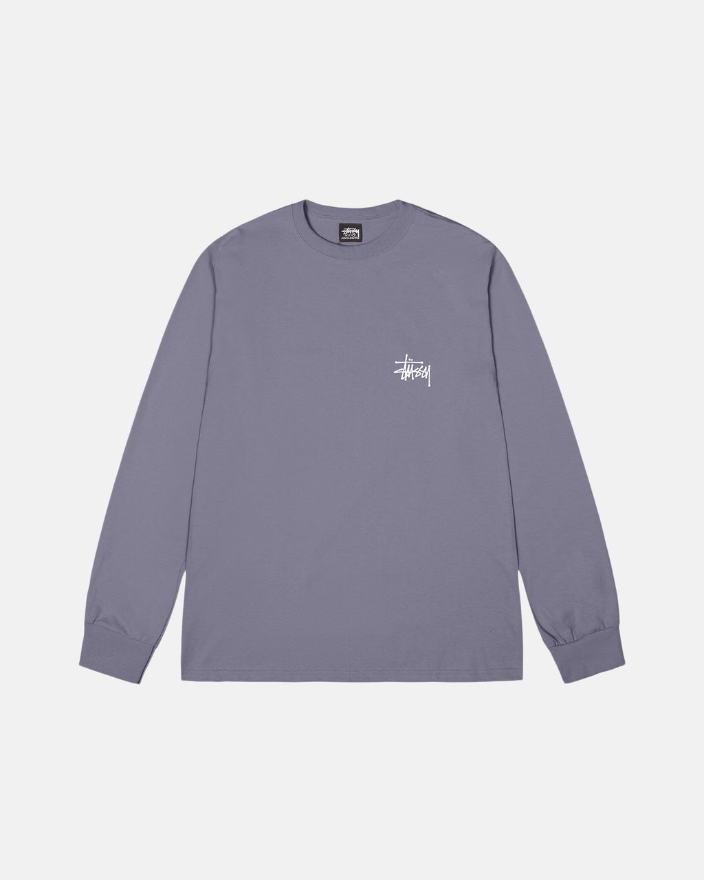 Stussy Basic Ls Magliette Running Viola | 672NLGJZT