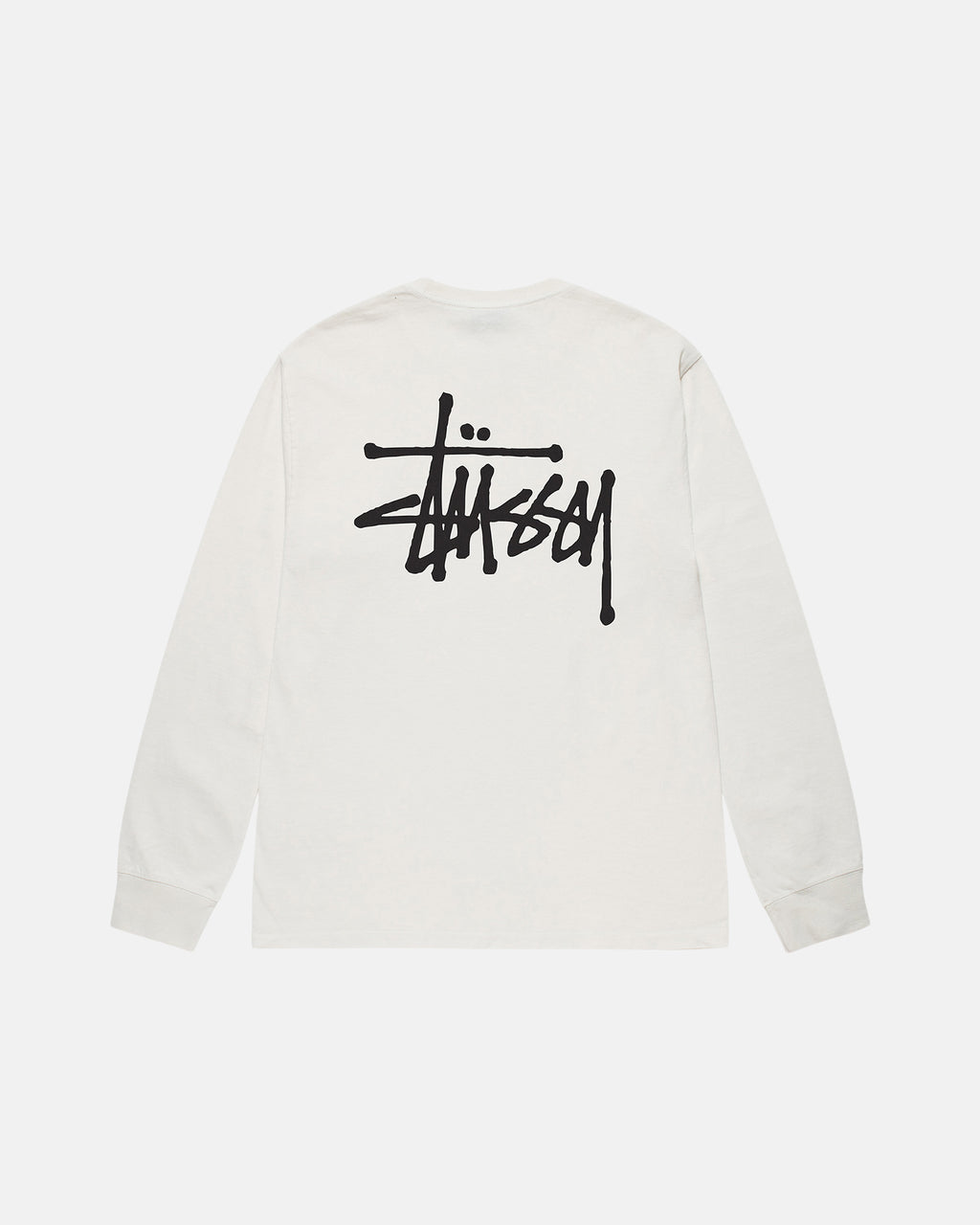 Stussy Basic Pigment Dyed Ls Magliette Running Beige | 024STHJEY