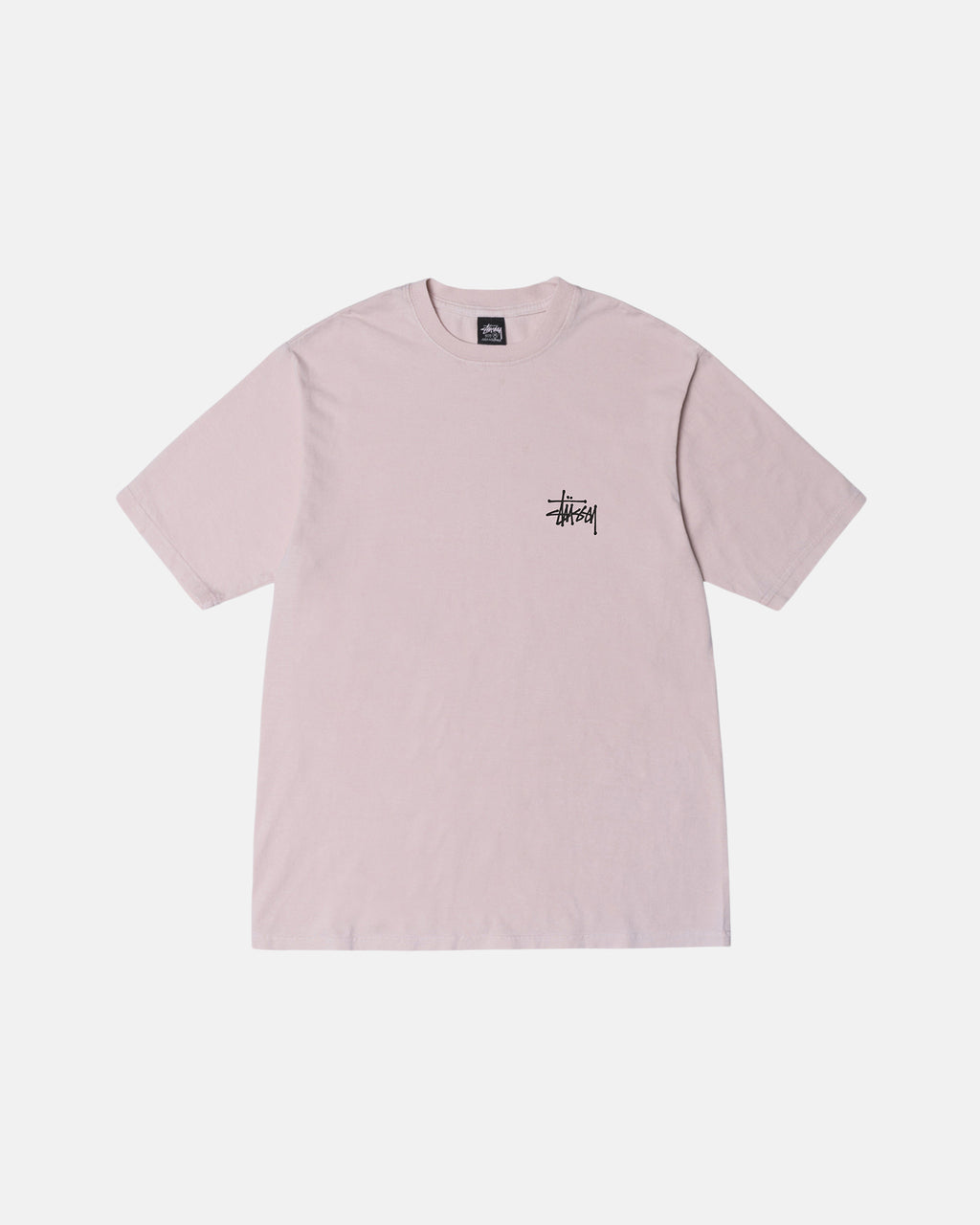 Stussy Basic Pigment Dyed Magliette Running Rosa | 653FRXWVC