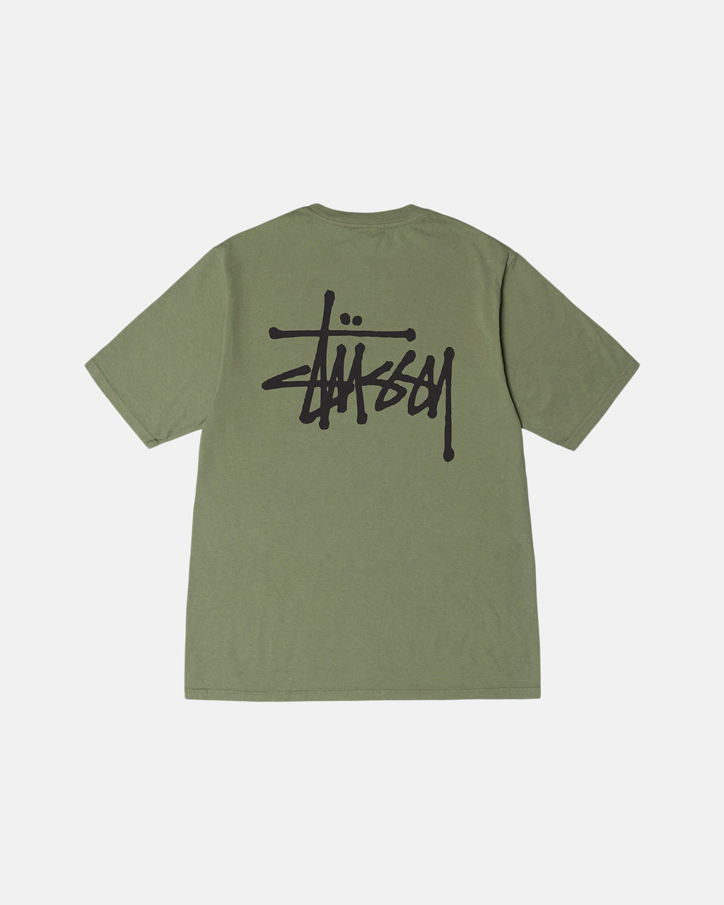 Stussy Basic Pigment Dyed Magliette Running Artichoke | 743AVJZCT