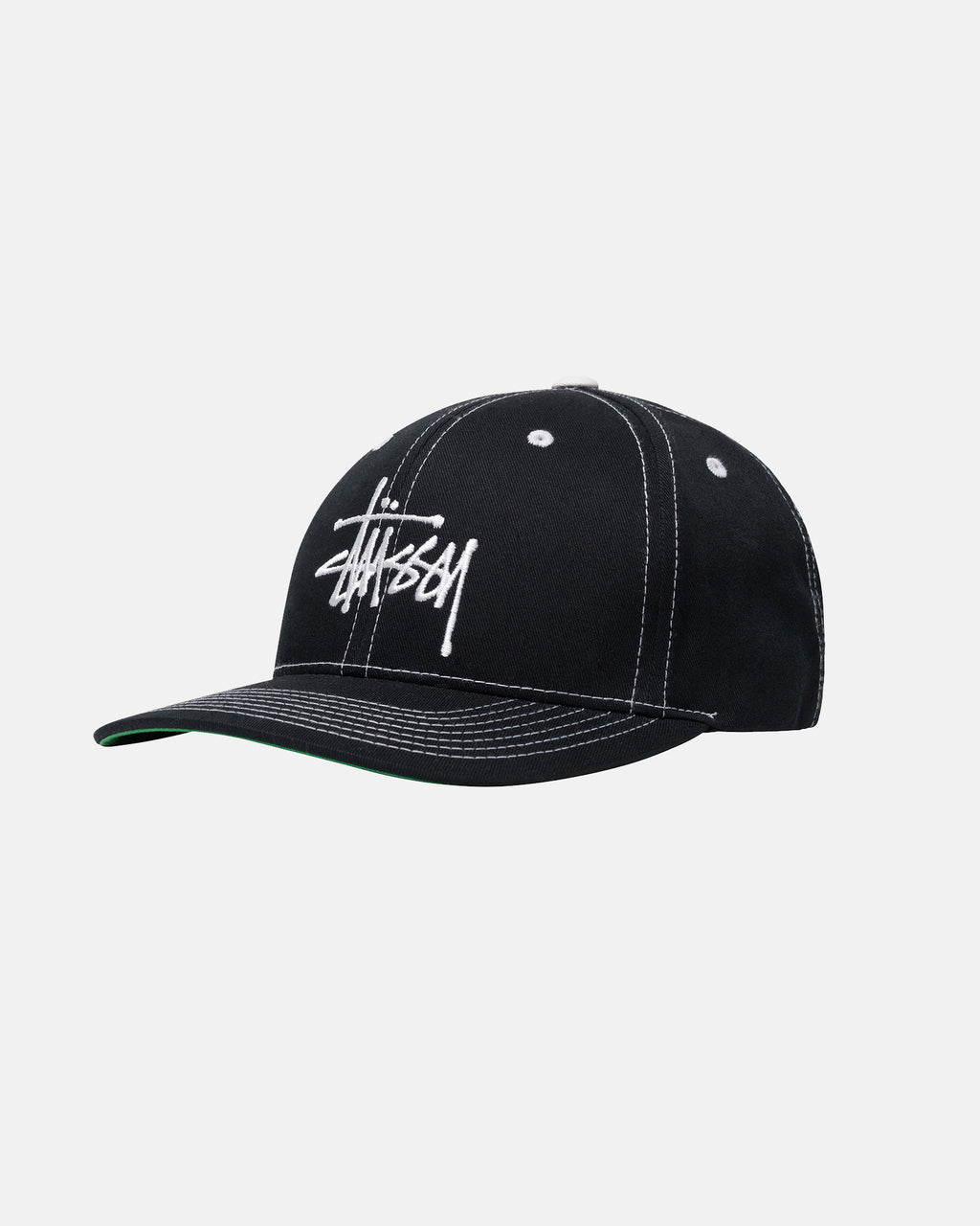 Stussy Basic Structured Low Pro Berretti Nere | 759SLZIFT