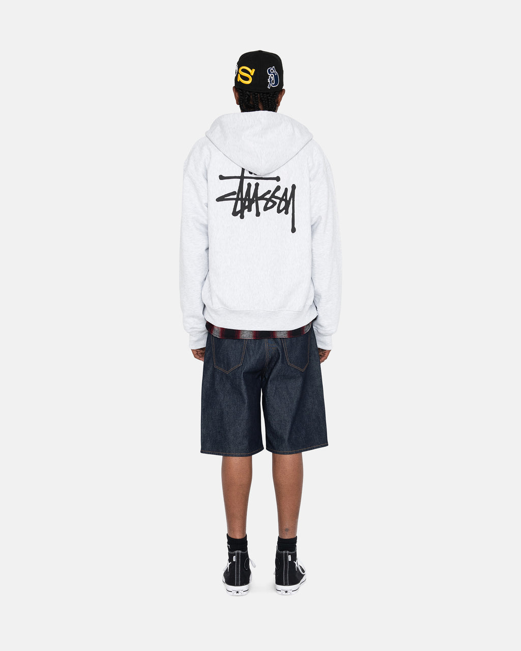 Stussy Basic Zip Felpa con Cappuccio Grigie | 904MLRYKP