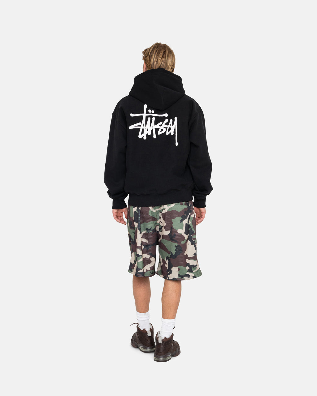 Stussy Basic Zip Felpa con Cappuccio Nere | 461IQJVWB