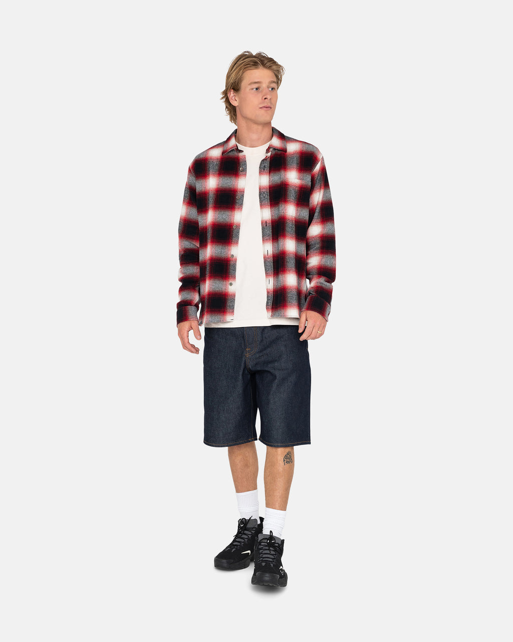 Stussy Bay Plaid Camicie Rosse | 970ZYKDBC