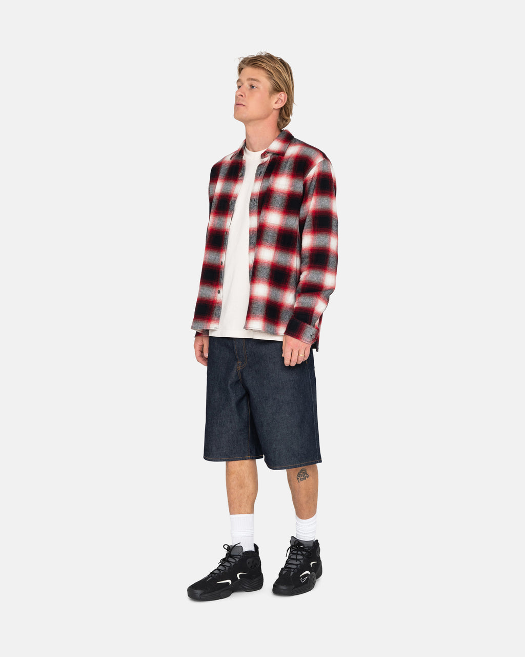 Stussy Bay Plaid Camicie Rosse | 970ZYKDBC