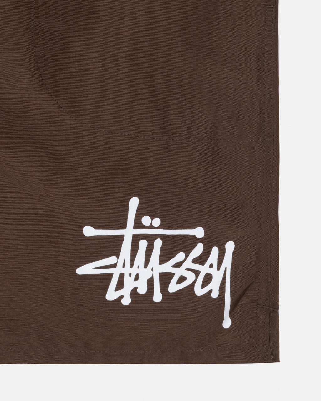 Stussy Big Basic Acqua Pantaloncini Caffè | 846MEUNXZ