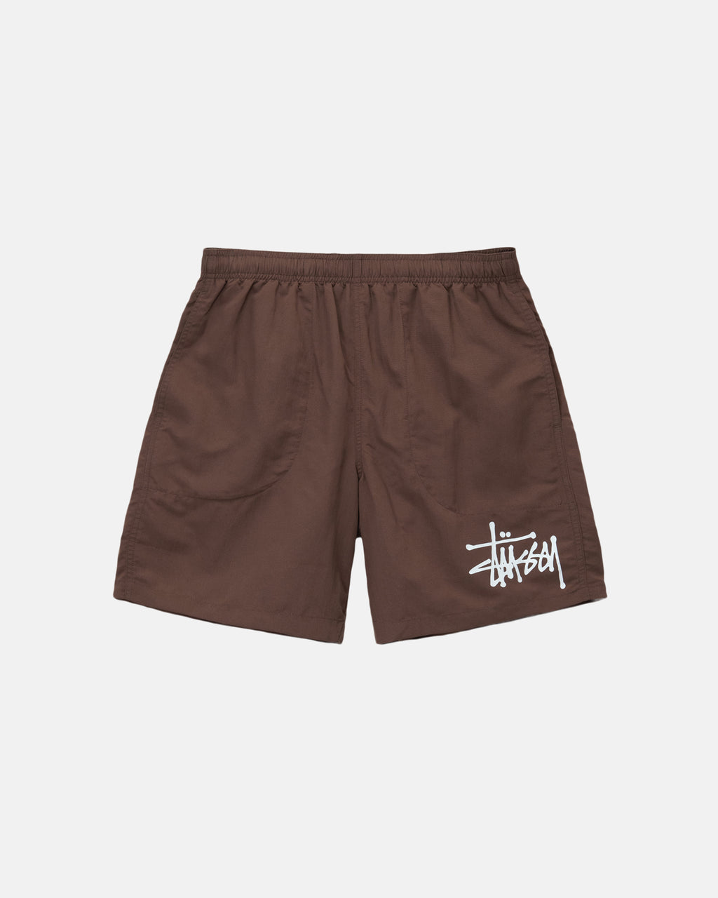 Stussy Big Basic Acqua Pantaloncini Caffè | 846MEUNXZ