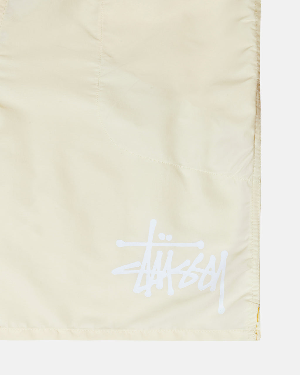 Stussy Big Basic Acqua Pantaloncini Crema | 208GRNETM