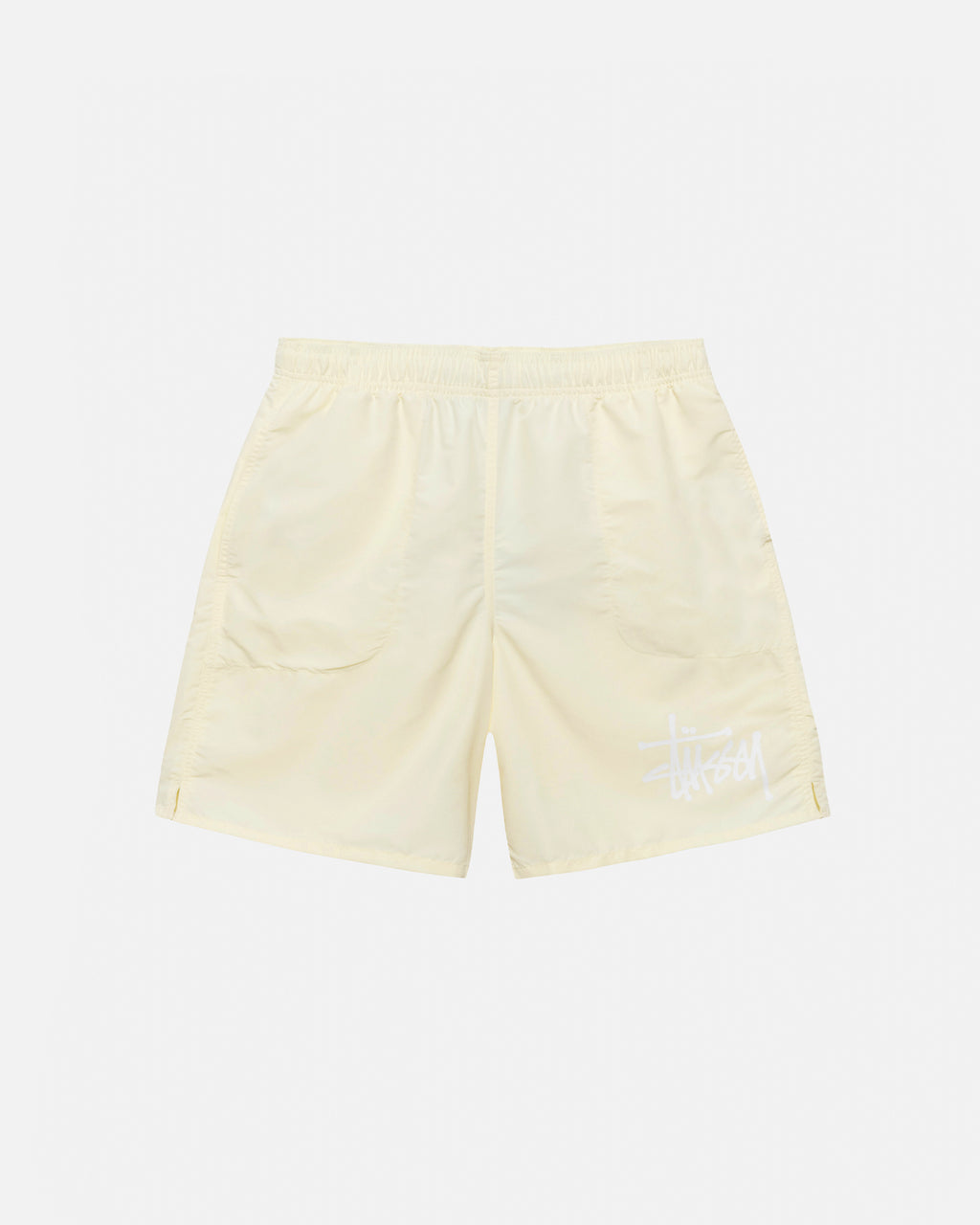 Stussy Big Basic Acqua Pantaloncini Crema | 208GRNETM