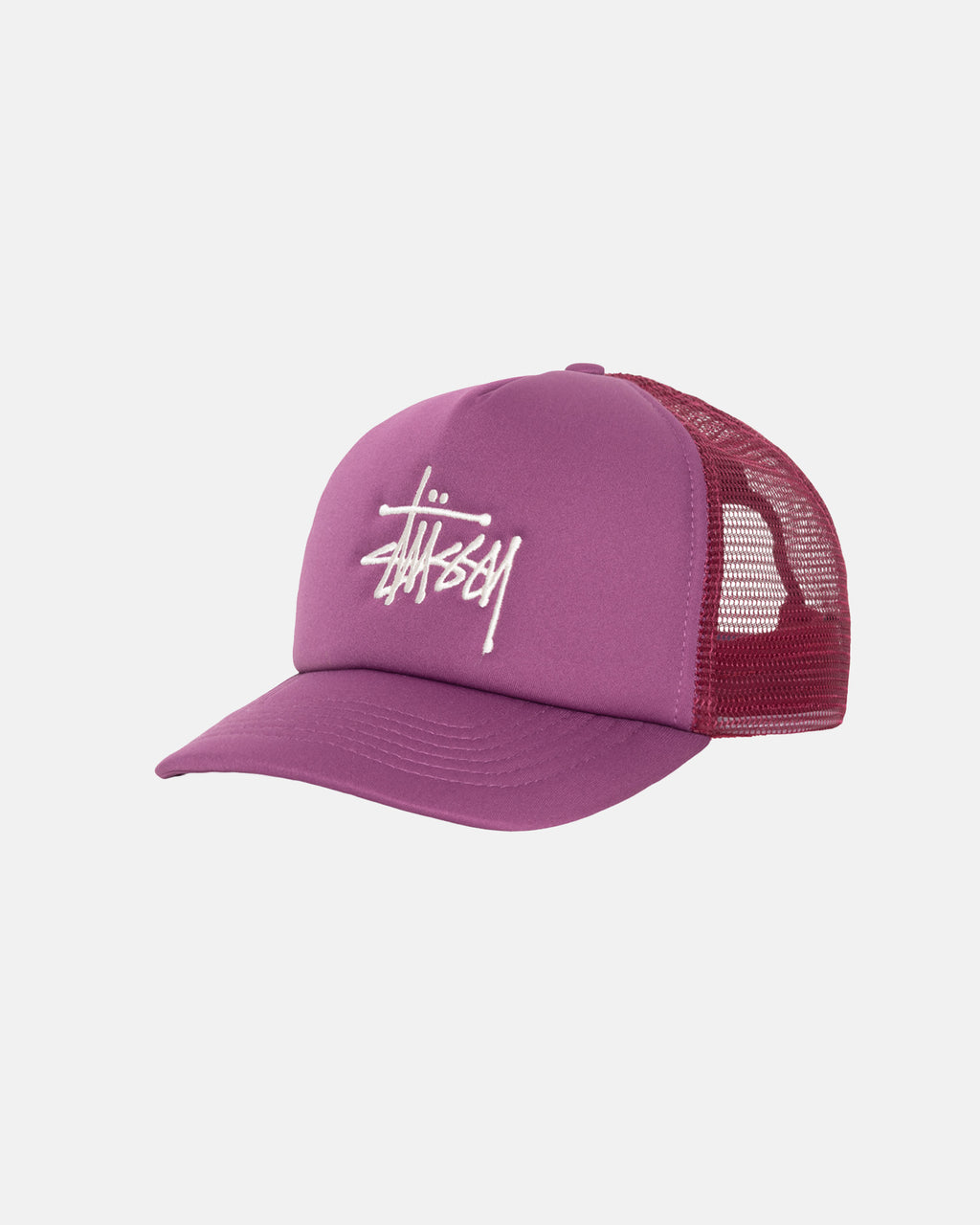 Stussy Big Basic Trucker Berretti Viola | 043RPXFTA