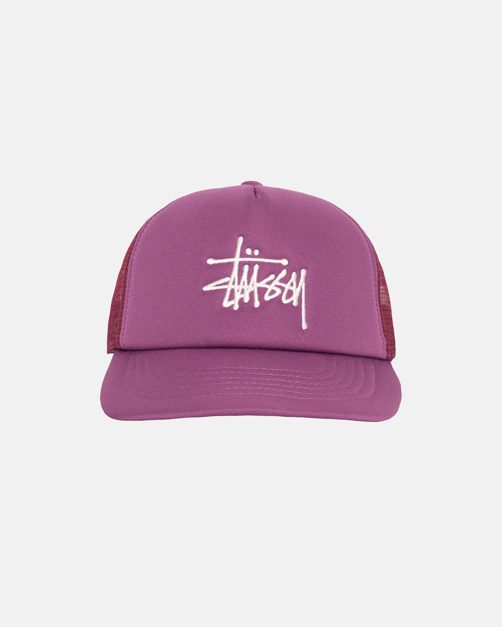 Stussy Big Basic Trucker Berretti Viola | 043RPXFTA