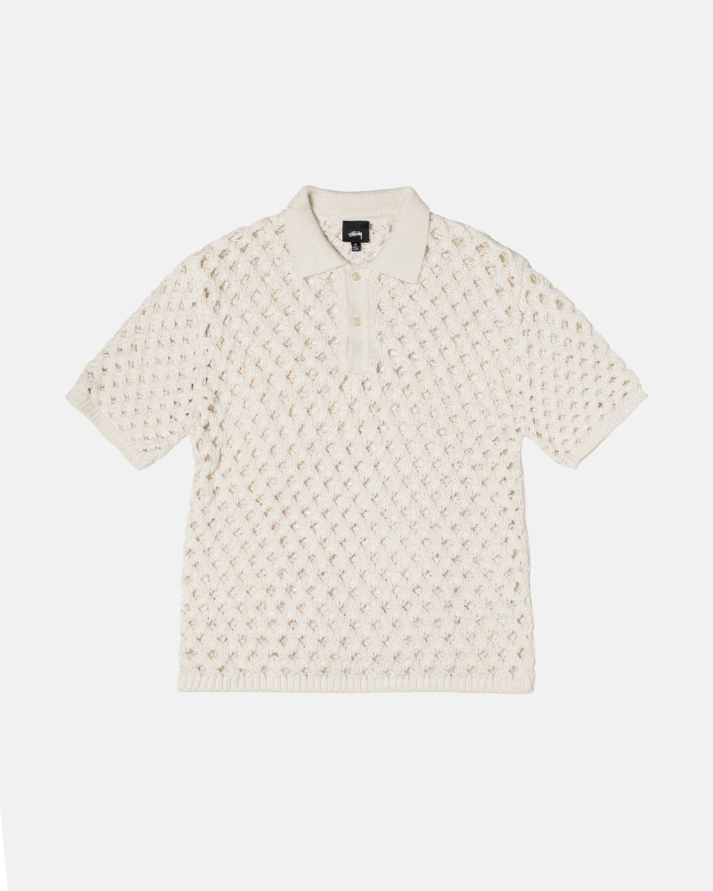 Stussy Big Mesh Polo Maglioni Bianche | 295TQSEVP