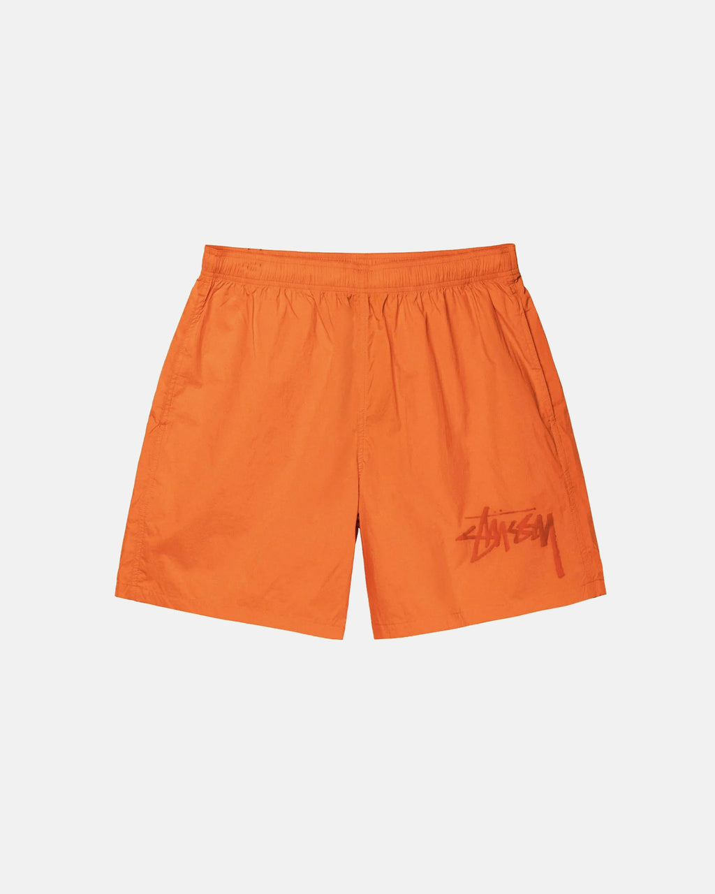 Stussy Big Stock Nylon Pantaloncini Arancioni | 981ZWRXBK