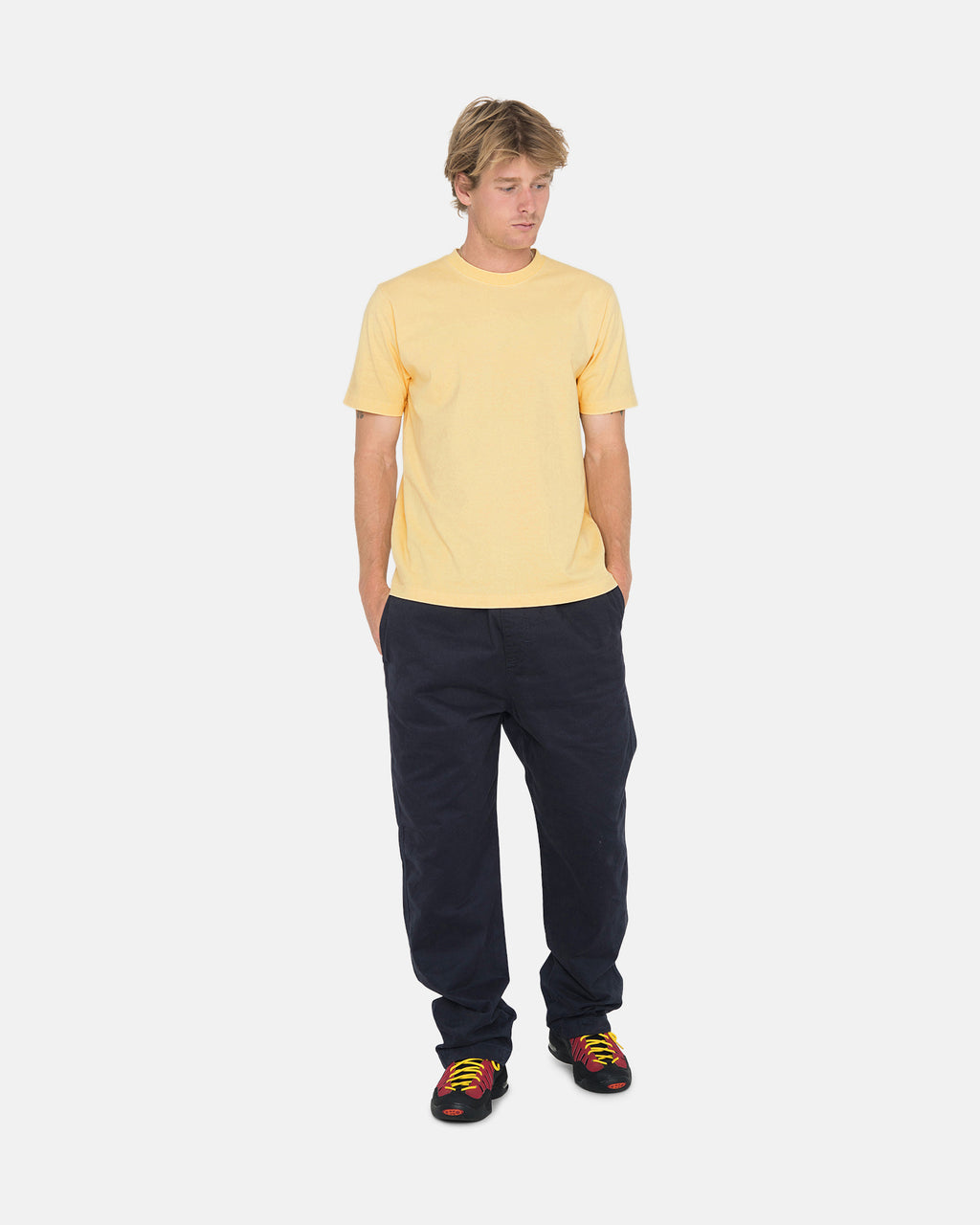 Stussy Brushed Beach Pantaloni Blu Marino | 765JUEFPO