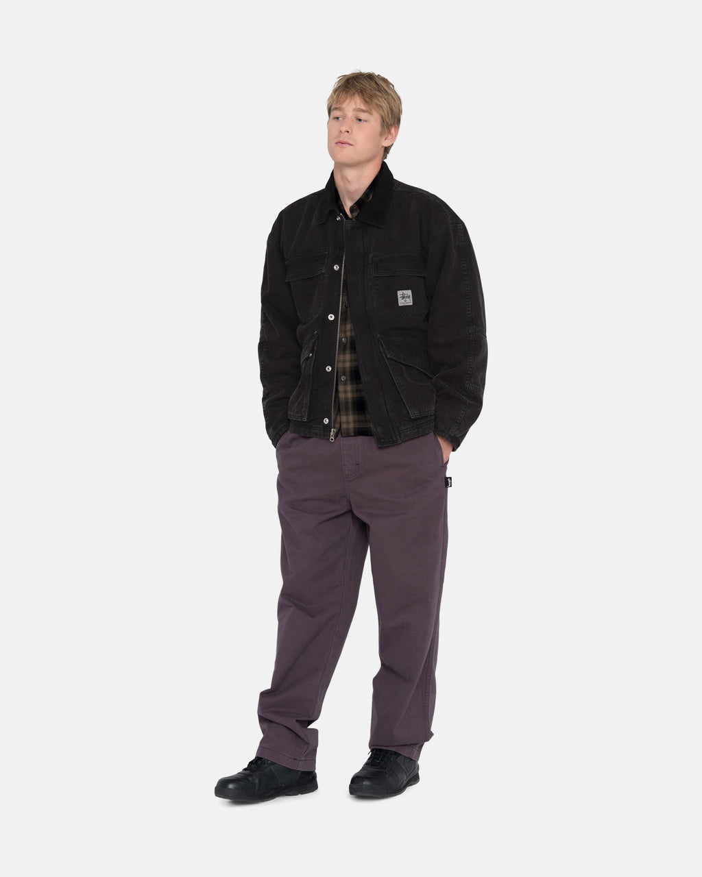 Stussy Brushed Beach Pantaloni Bordeaux | 718JNKHRI