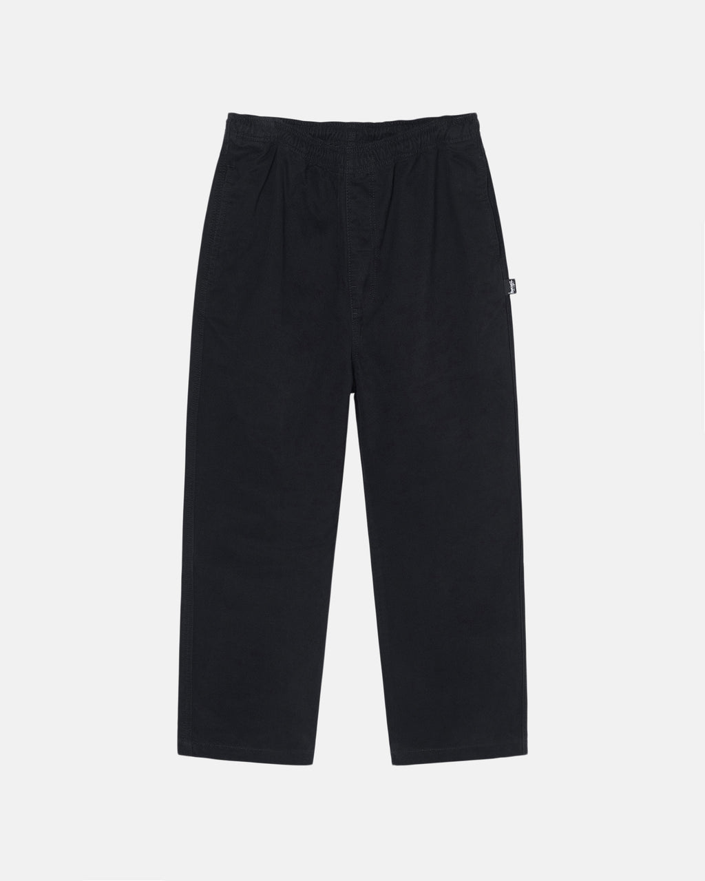 Stussy Brushed Beach Pantaloni Nere | 521BYDSOV