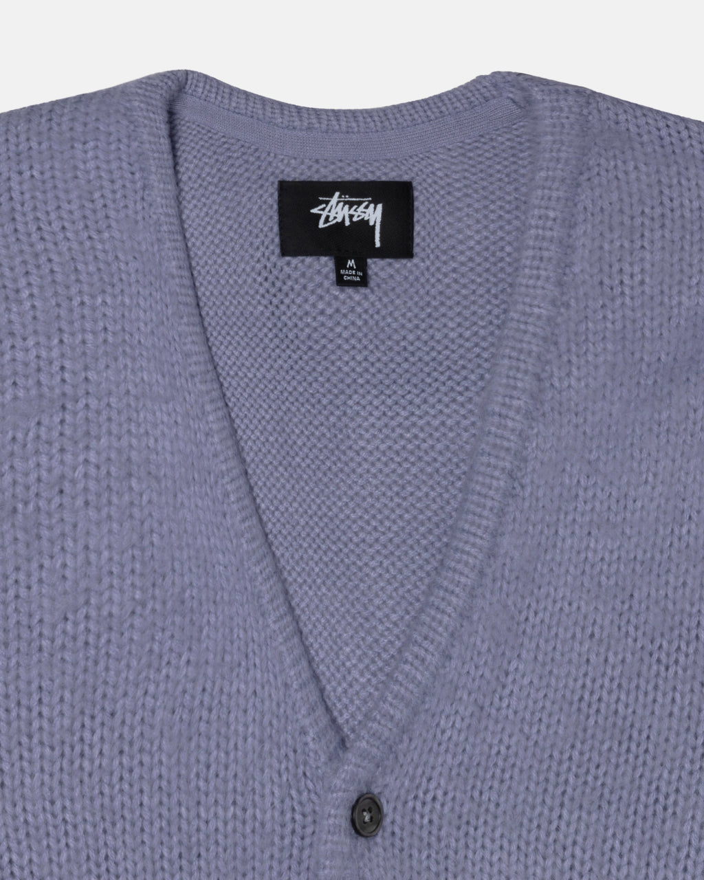 Stussy Brushed Cardigan Maglioni Lavanda | 605MBKUYQ