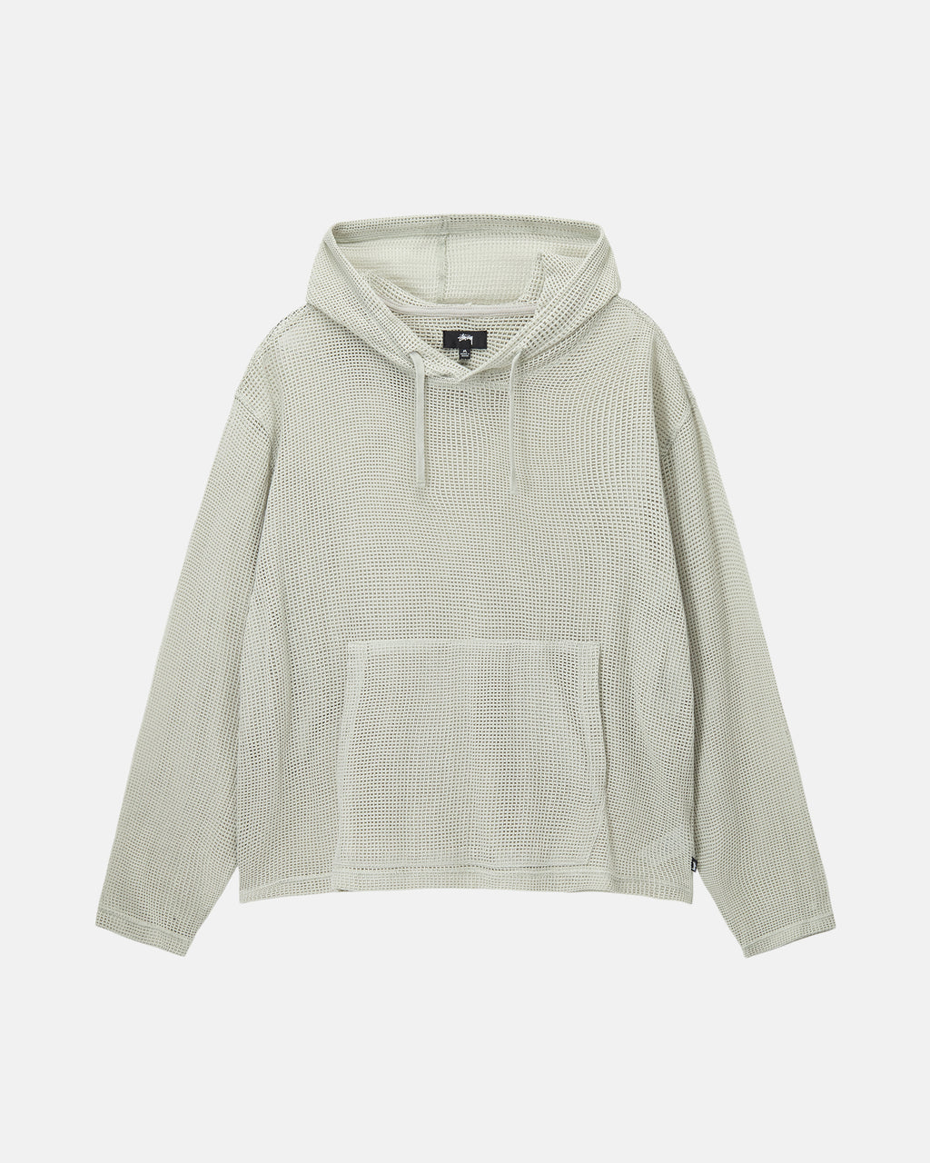 Stussy Cotone Mesh Felpa con Cappuccio Beige | 629FSKCJU