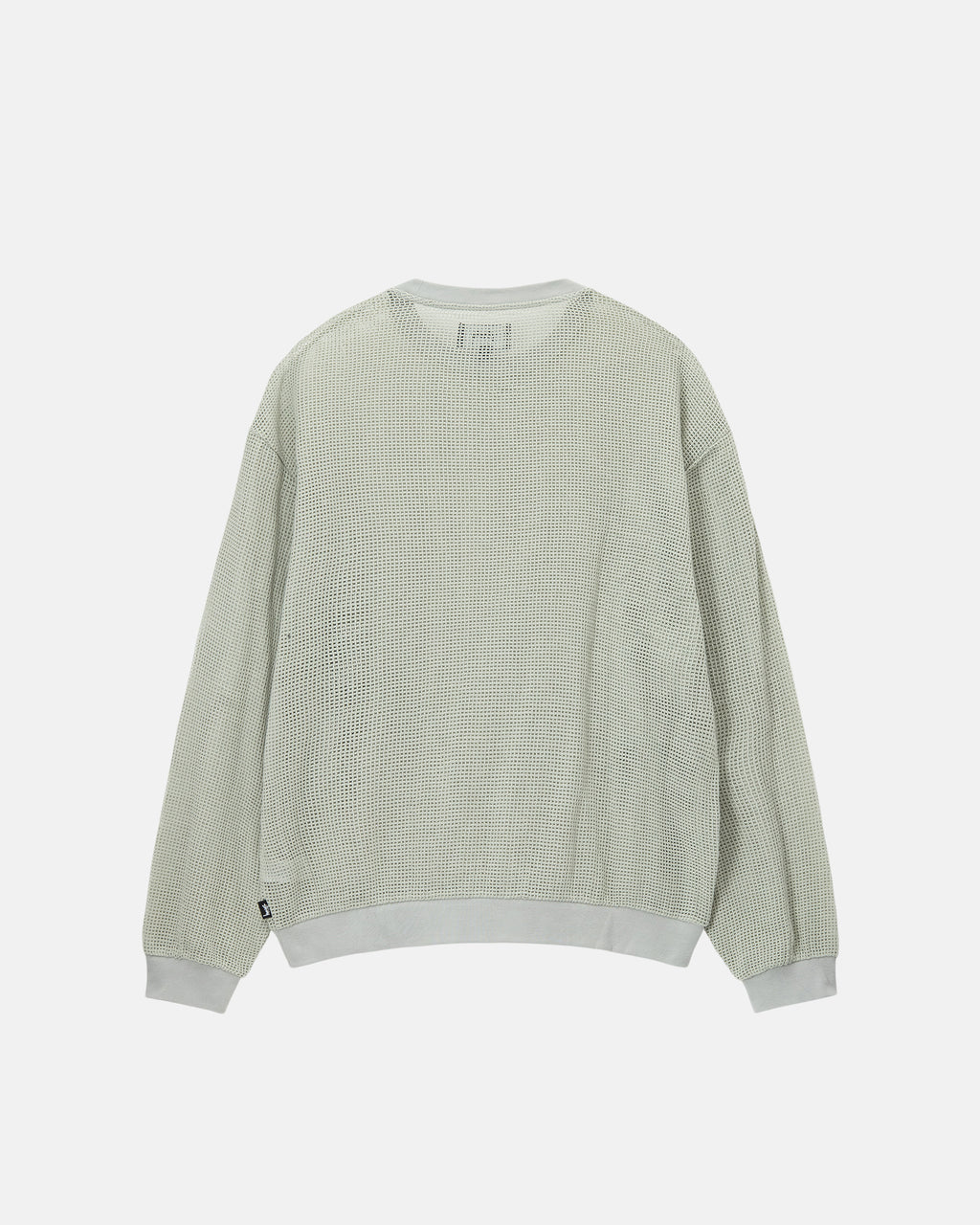 Stussy Cotone Mesh Ls Crew Camicie Beige | 928ZAVDNM