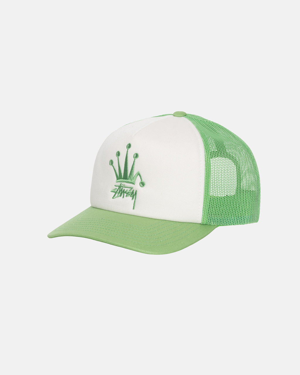 Stussy Crown Stock Trucker Berretti Menta | 901EQCWAP