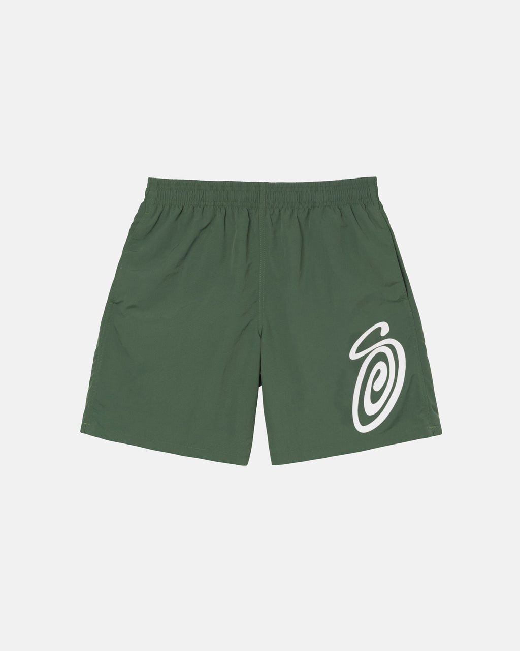 Stussy Curly S Acqua Pantaloncini Verdi Profondo | 307HEZDVO