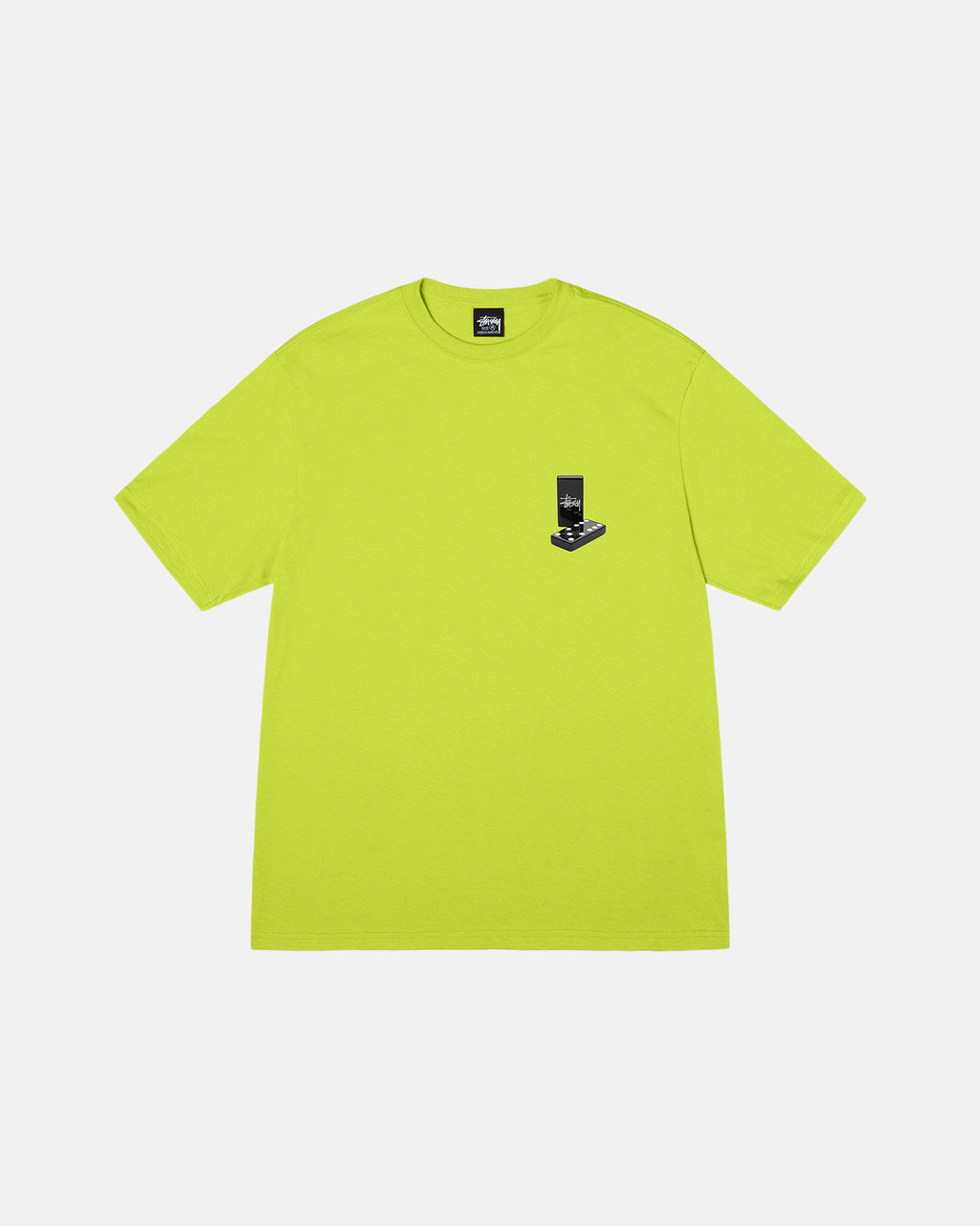 Stussy Dominoes Magliette Running Keylime | 628PHXEZY