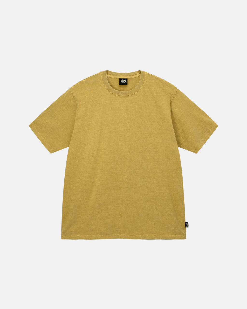 Stussy Heavyweight Pigment Dyed Crew Camicie Senape | 437JLXKGF