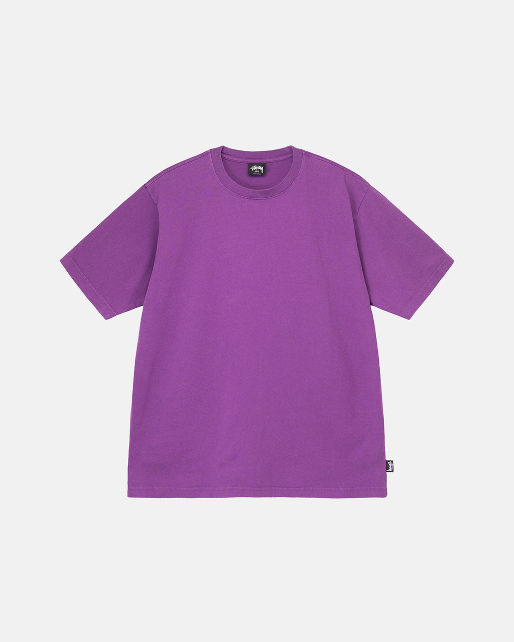 Stussy Heavyweight Pigment Dyed Crew Magliette Running Viola | 675ZXGTKJ