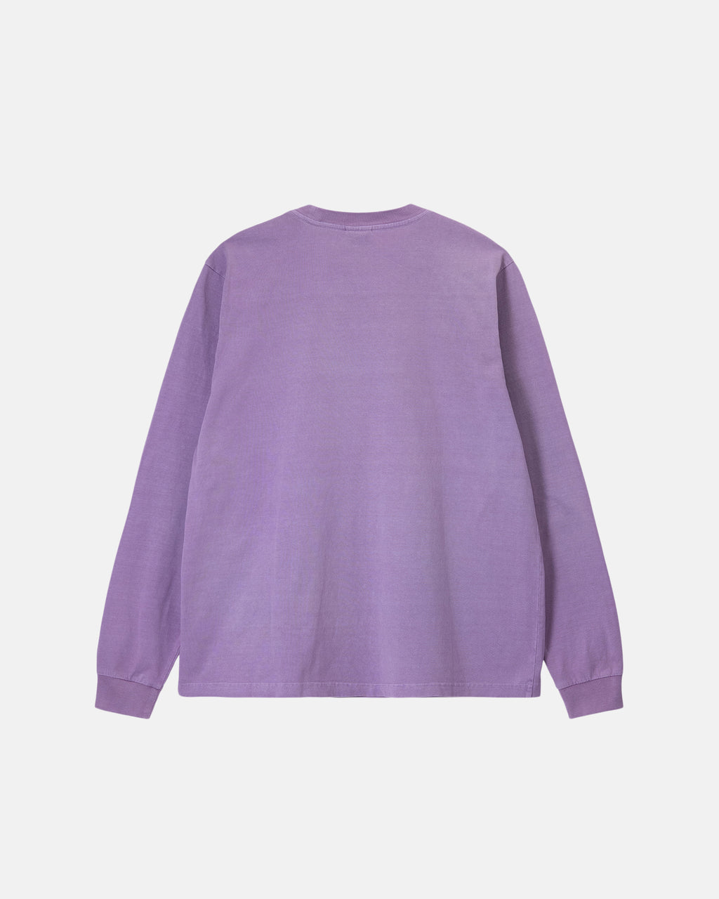 Stussy Heavyweight Pigment Dyed Ls Crew Camicie Lavanda | 480QJGNEM