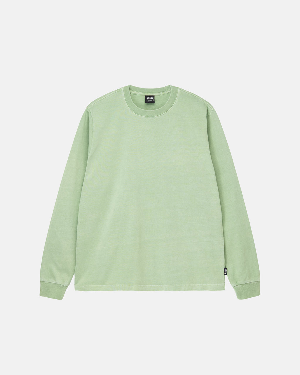 Stussy Heavyweight Pigment Dyed Ls Crew Magliette Running Verdi | 928LWONDA