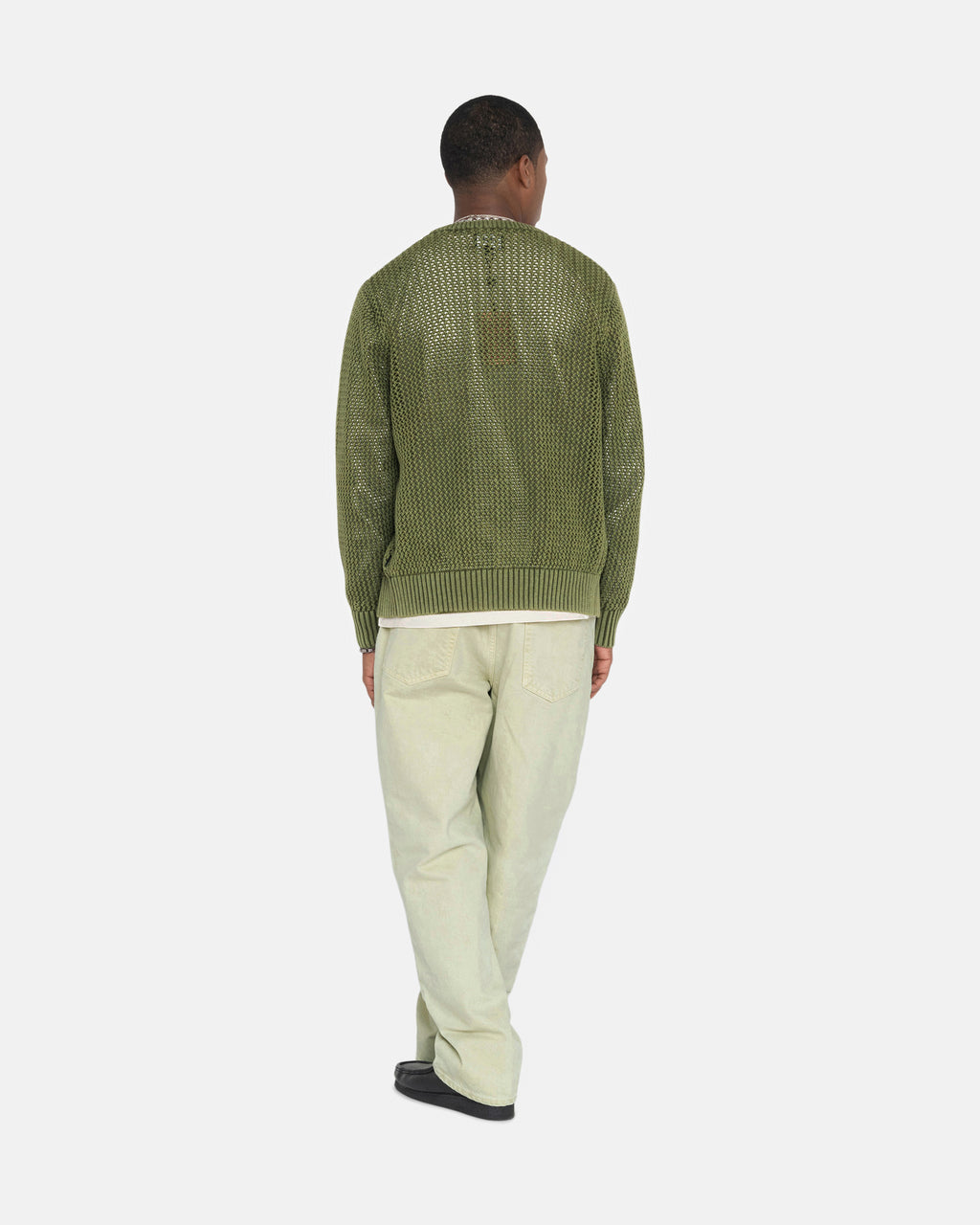 Stussy Loose Gauge Cardigan Maglioni Verde Oliva | 839WGHORX