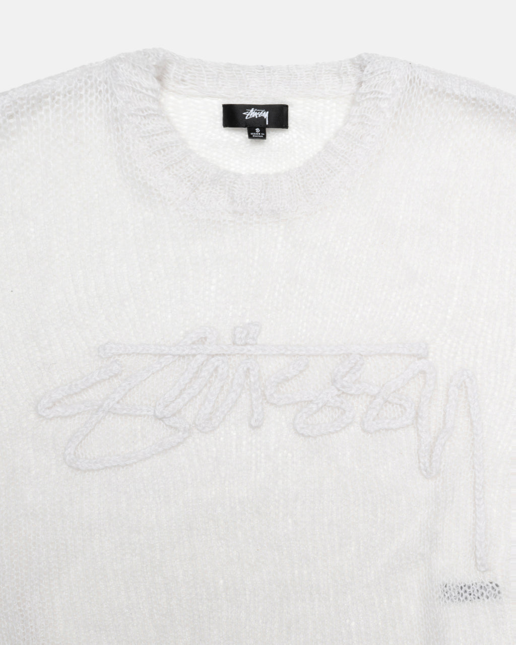 Stussy Loose Knit Logo Maglioni Beige | 208CGDKXE