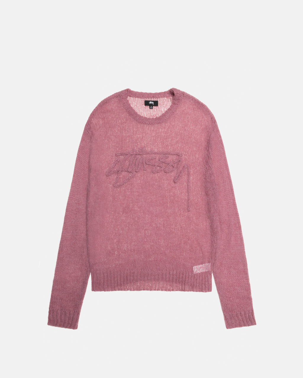 Stussy Loose Knit Logo Maglioni Viola | 102UJXVOM