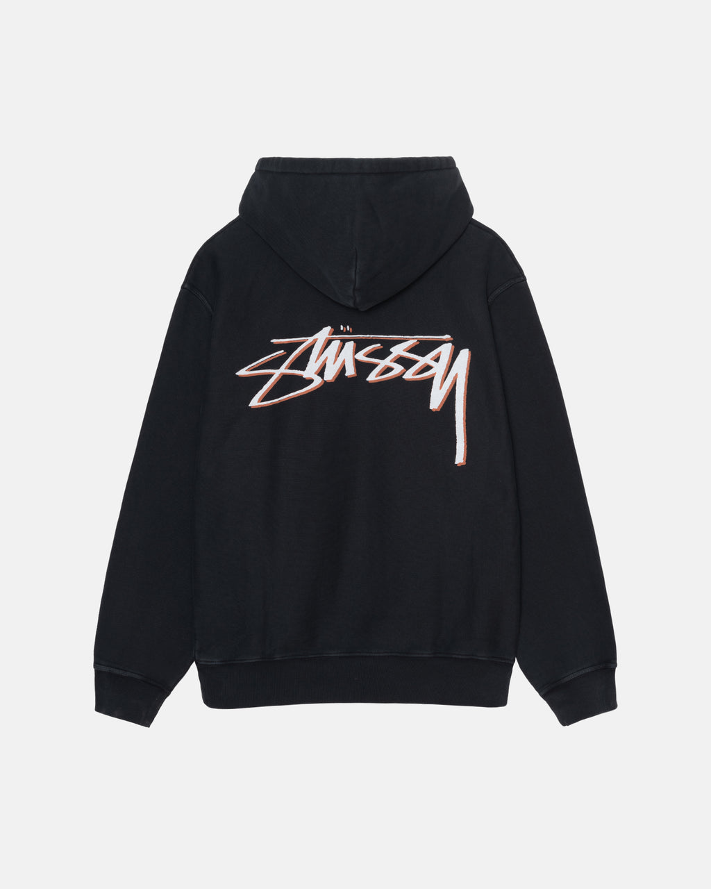 Stussy Our Legacy Drop Shadow Pigment Dyed Felpa con Cappuccio Nere | 731QAPWRC