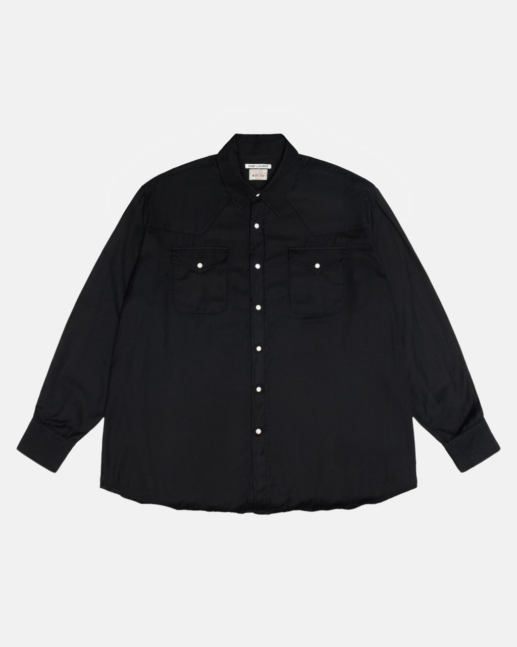 Stussy Our Legacy Lavoro Shop Ranch Camicie Nere | 546HZLRCM