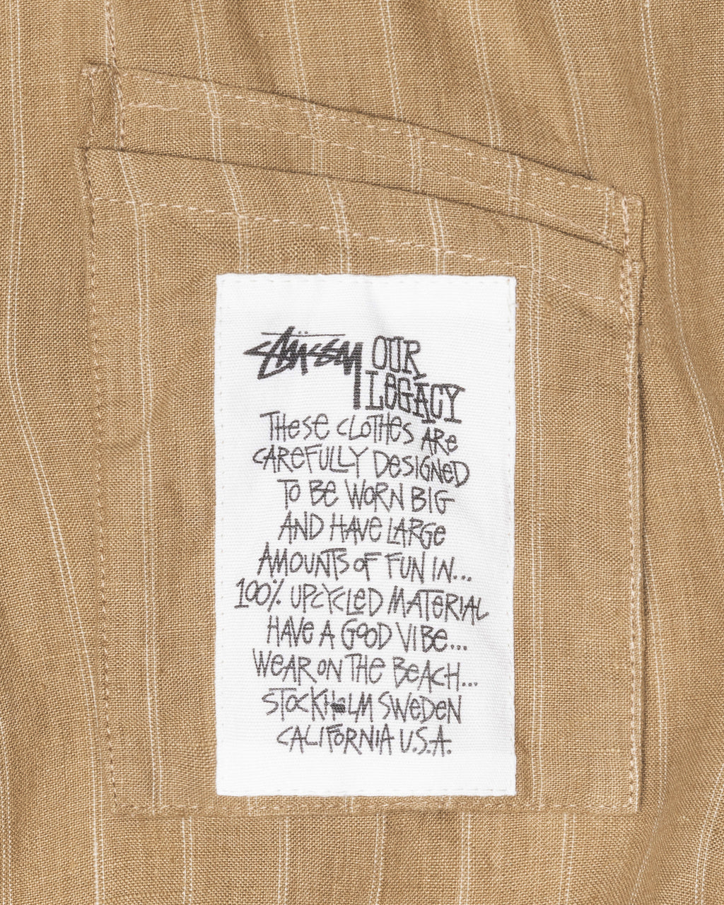 Stussy Our Legacy Lavoro Shop Unconstructed Blazer Marroni Beige | 638MTLPYB