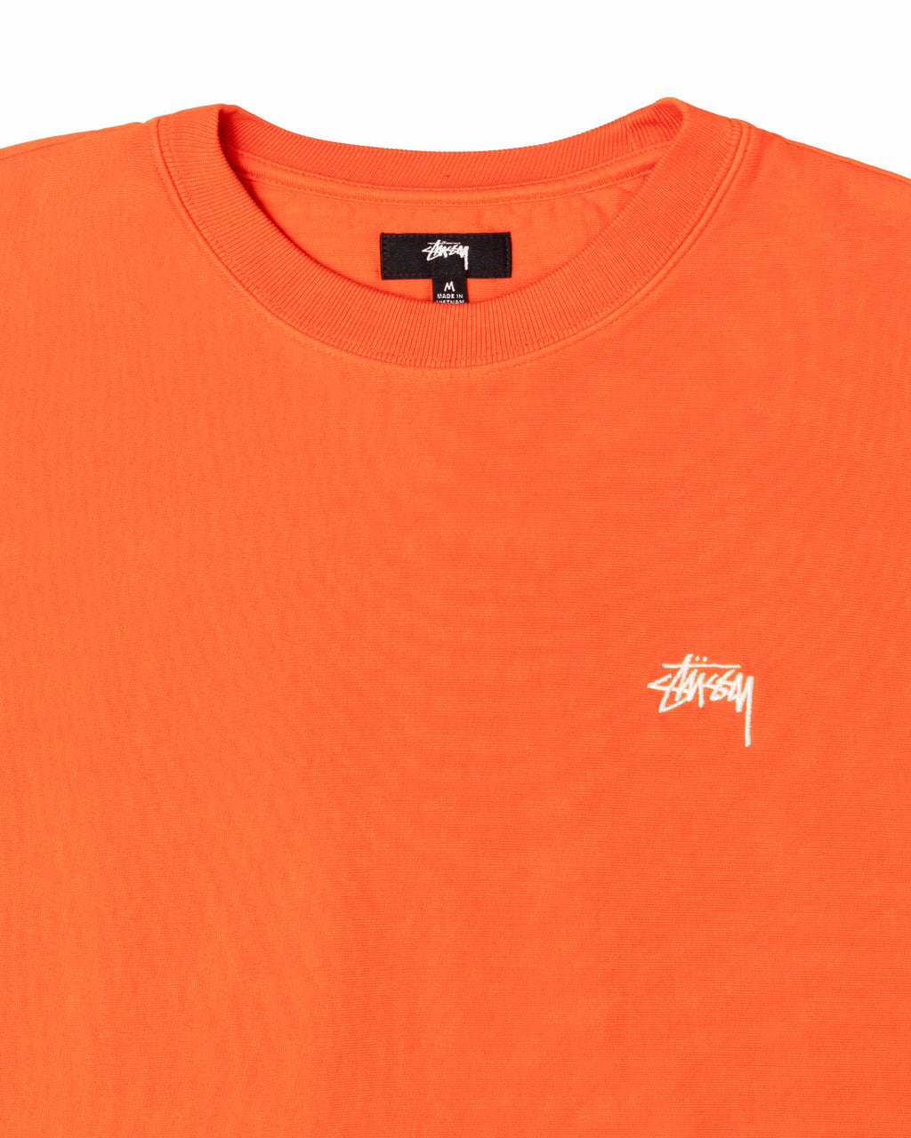 Stussy Overdyed Stock Logo Crew Pantaloncini Arancioni | 962MACUOT