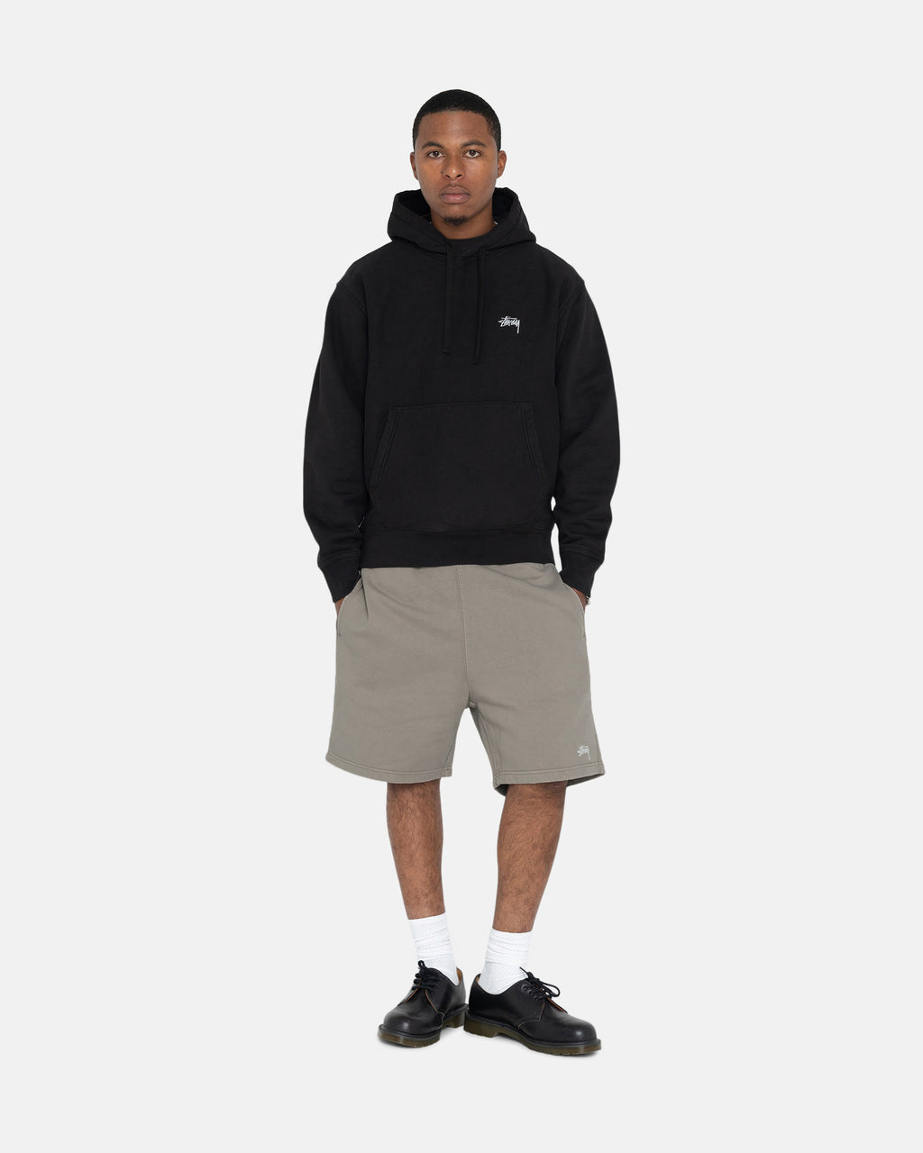 Stussy Overdyed Stock Logo Sweat Pantaloncini Marroni | 154OAEUIG