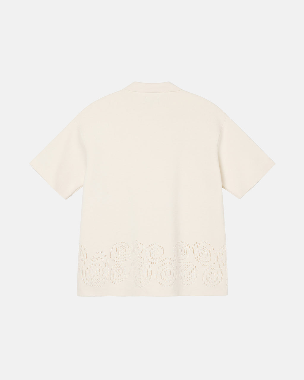 Stussy Perforated Swirl Knit Camicie Beige | 381OJWUCK