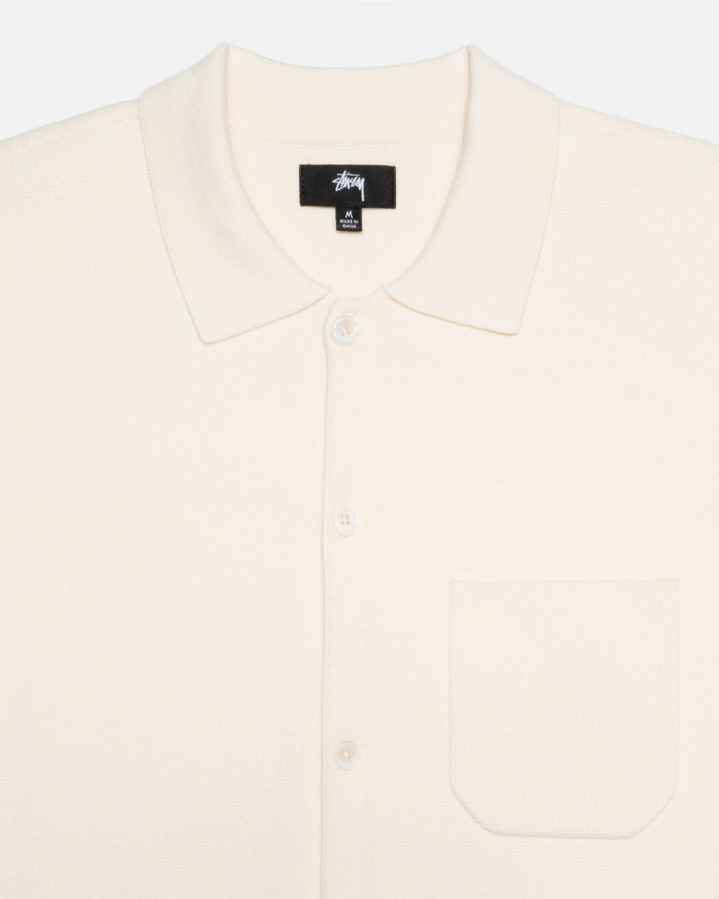 Stussy Perforated Swirl Knit Camicie Beige | 381OJWUCK