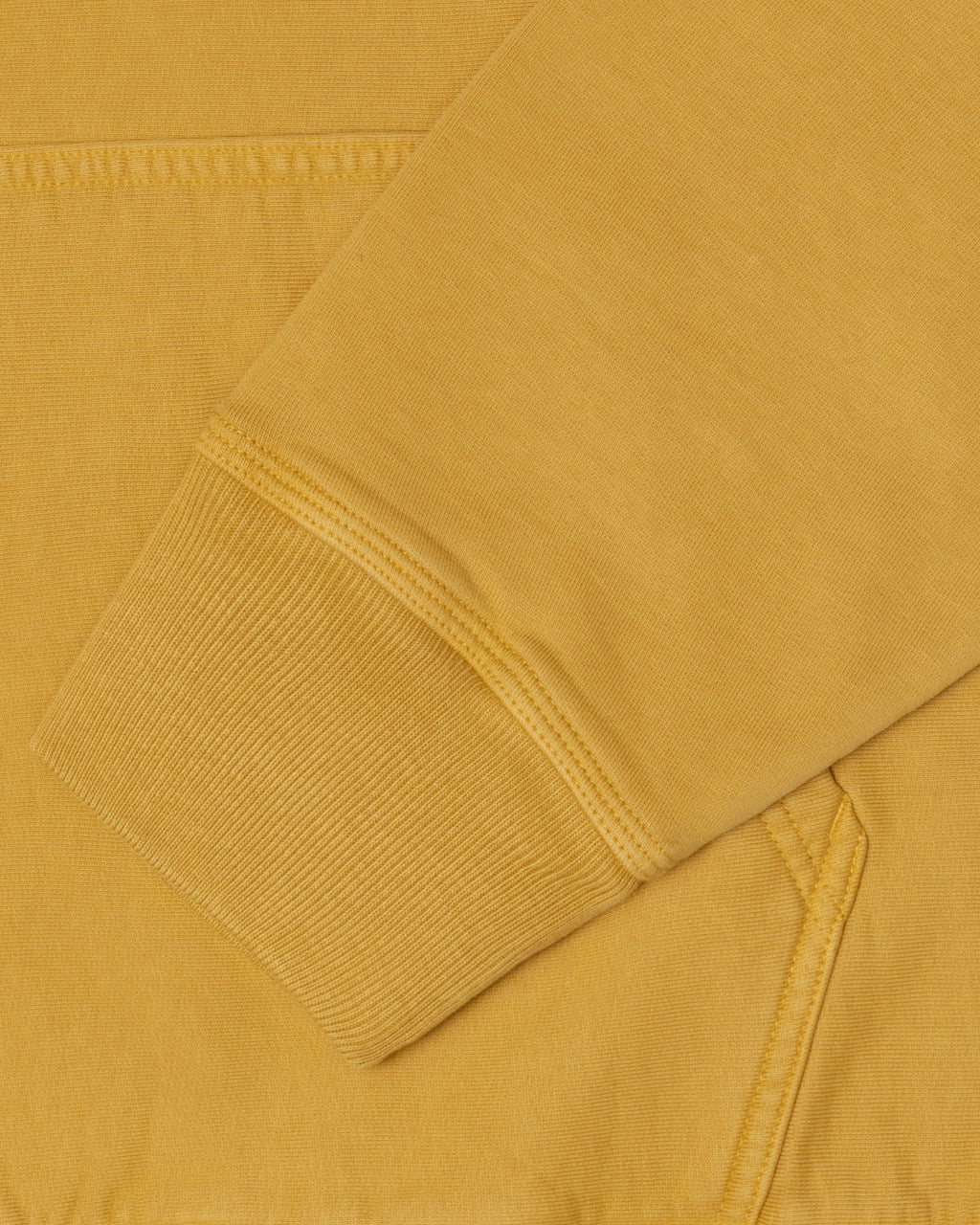 Stussy Pigment Dyed Fleece Felpa con Cappuccio Oro | 426XNLPZD