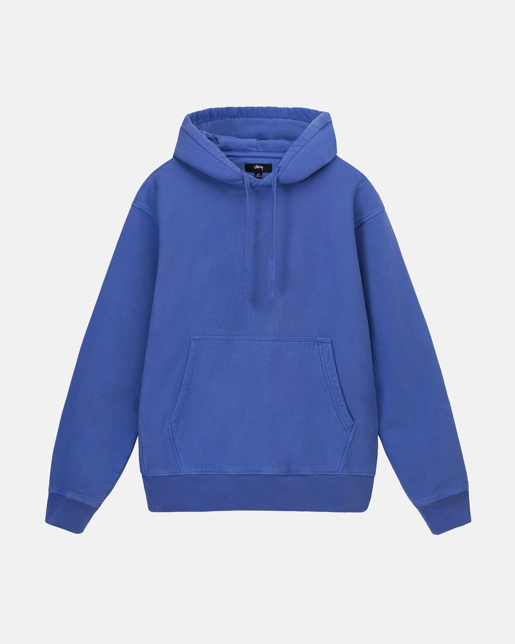 Stussy Pigment Dyed Fleece Felpa con Cappuccio Ultramarine | 513EGHQIB