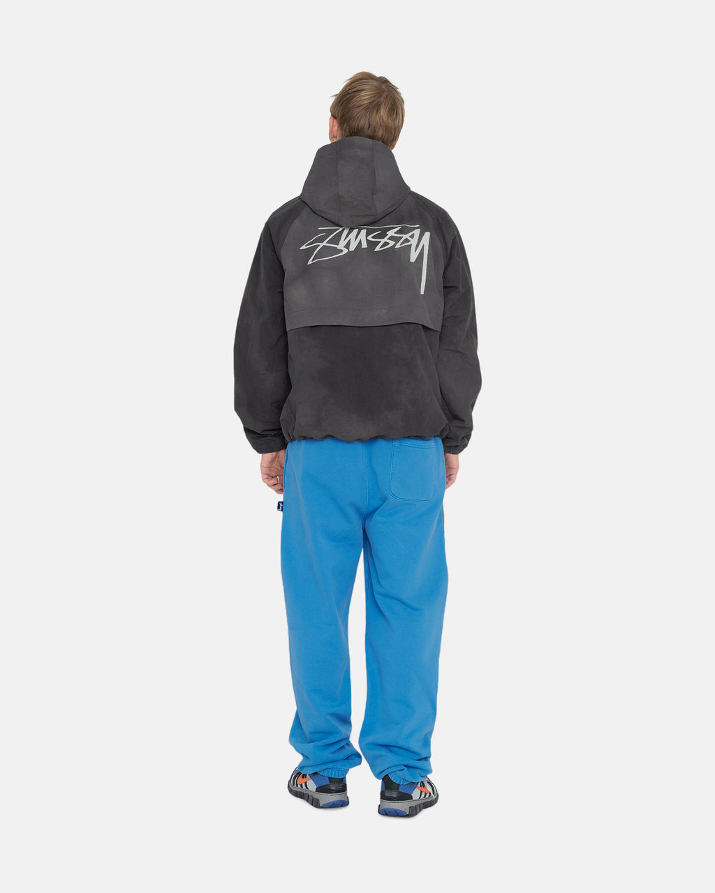 Stussy Pigment Dyed Fleece Pantaloni Blu | 413STIYXA