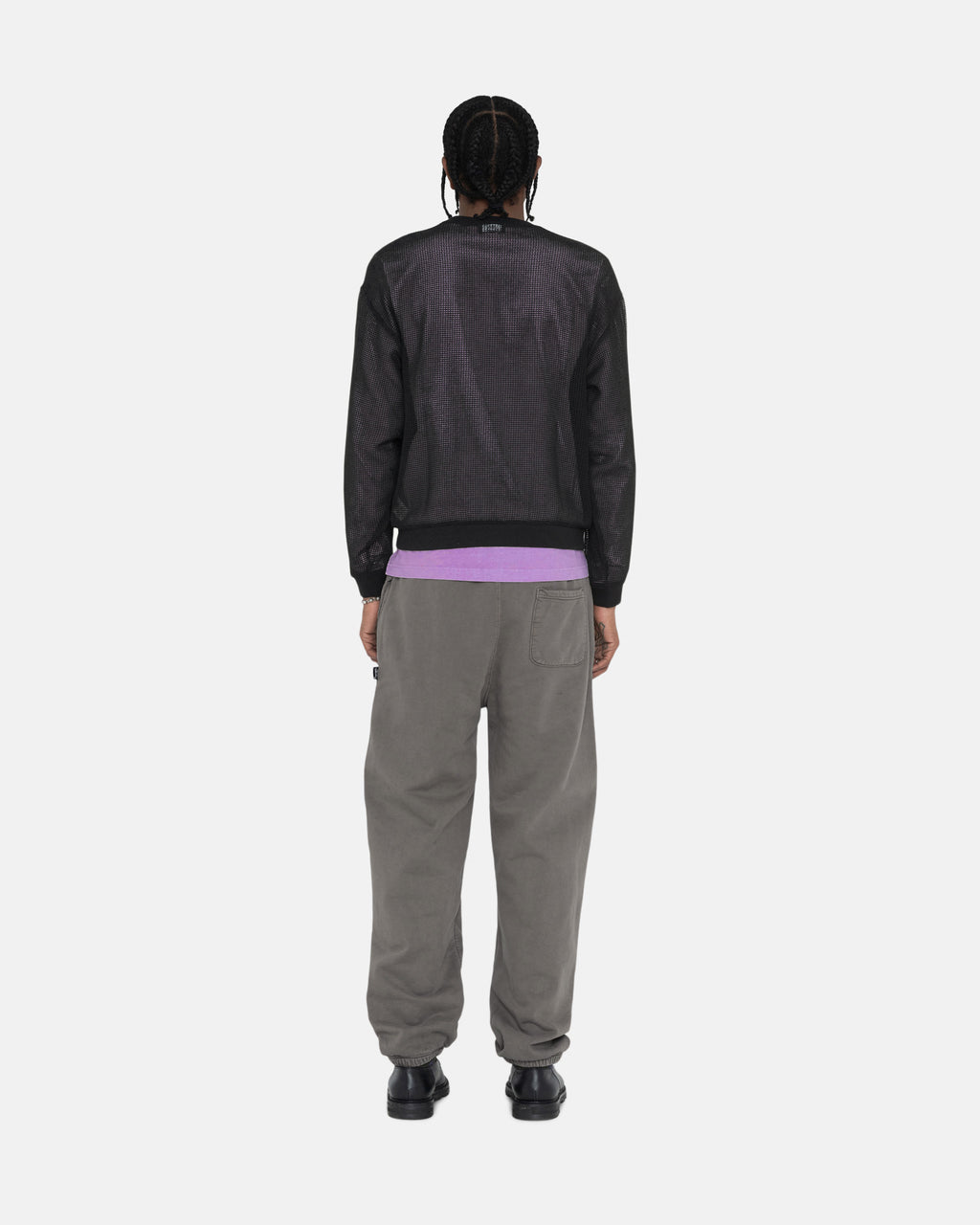 Stussy Pigment Dyed Fleece Pantaloni Grigie | 697PCTLZR